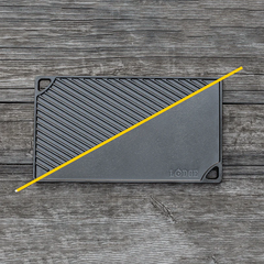 16.75 x 9.5 Inch Double Play Reversible Grill/Griddle