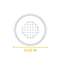 Cast Iron Covered Deep Skillet