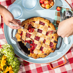 9 Inch Seasoned Cast Iron Pie Pan