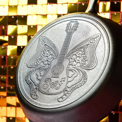 12 Inch Love is Like a Butterfly Dolly Parton Skillet