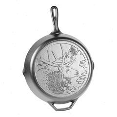 Wildlife Series™ 12 Inch Cast Iron Elk Skillet