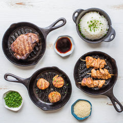 Round Cast Iron Grill Pan