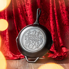 10 Inch Chef Collection Dolly Parton Skillet, Have a Holly Dolly Christmas