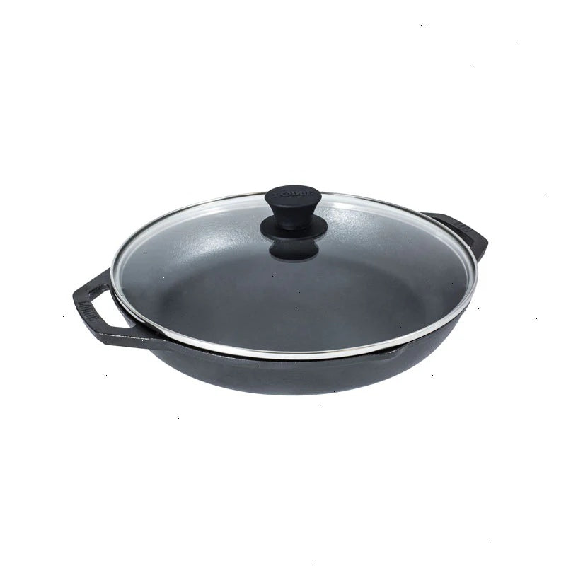 Chef Collection 12 Inch Cast Iron Everyday Pan 