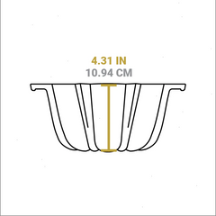 Cast Iron Fluted Cake Pan with Red Potholders