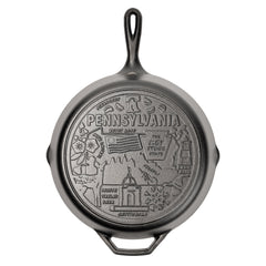 American Road Trip: 12 Inch Seasoned Cast Iron Skillet, Pennsylvania