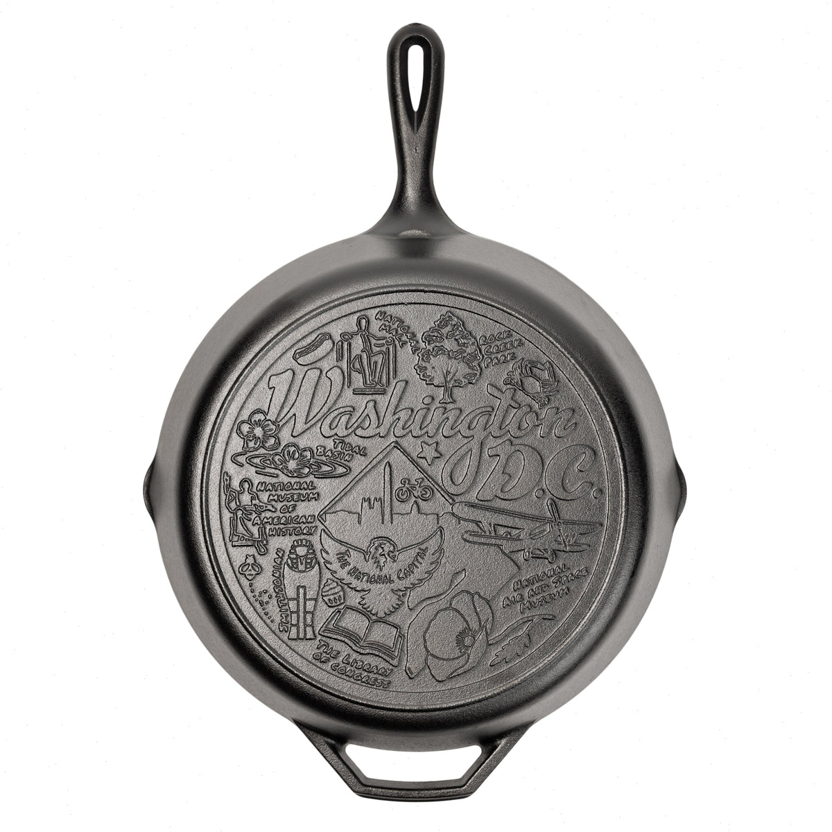 American Road Trip: 12 Inch Seasoned Cast Iron Skillet, Washington, D.C.