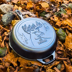 Wildlife Series™ 10.25 Inch Cast Iron Deer Skillet